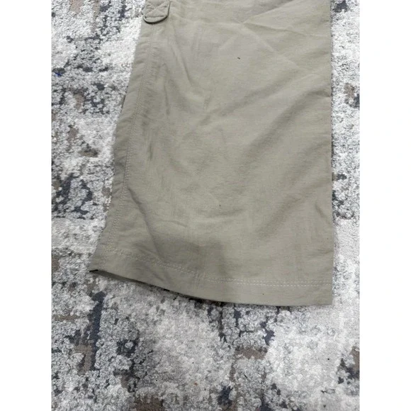 The North Face Womens Pants Size 8 Long Roll-Up Tab Relaxed Fit Tan Beige - Picture 12 of 12
